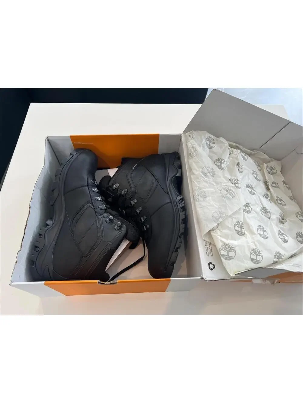 Men's Timberland  Mt. Maddsen Black Boots Size 14